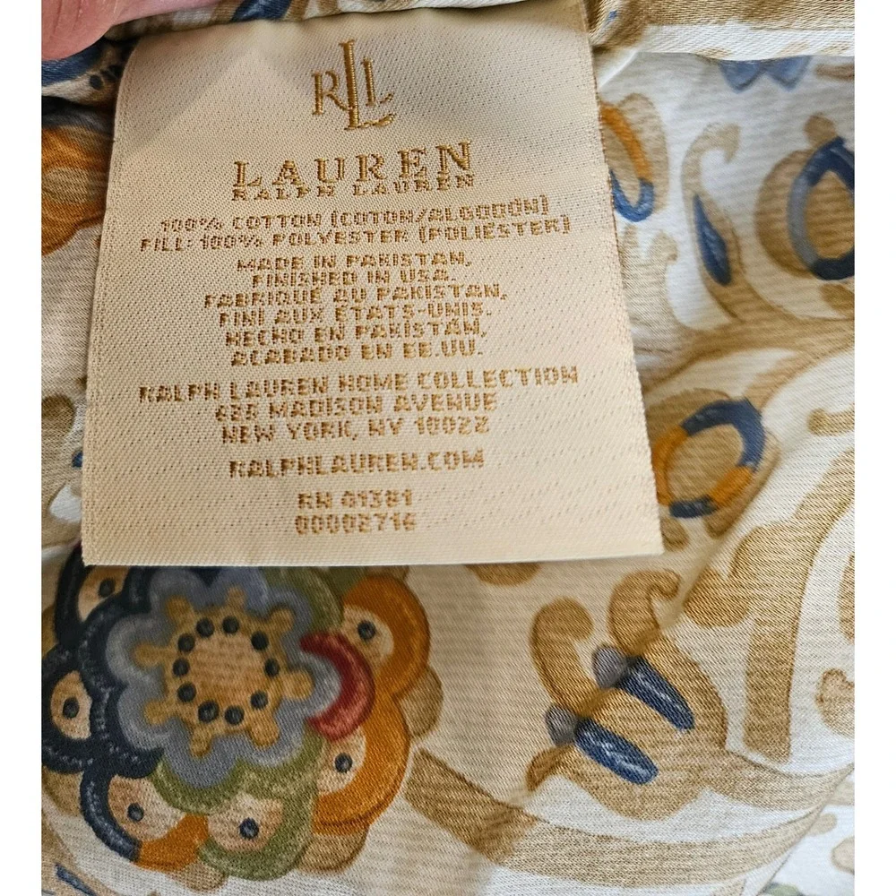 VTG RARE King Lauren Ralph Lauren Floral Marrakesh 3 piece Comforter Set